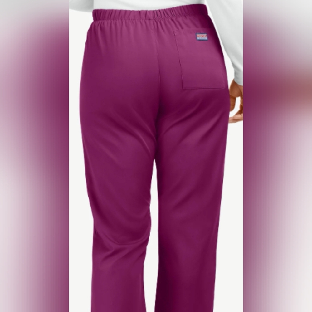 Cherokee Workwear Women's 3-Pocket Flare Leg Drawstring Scrub Pants